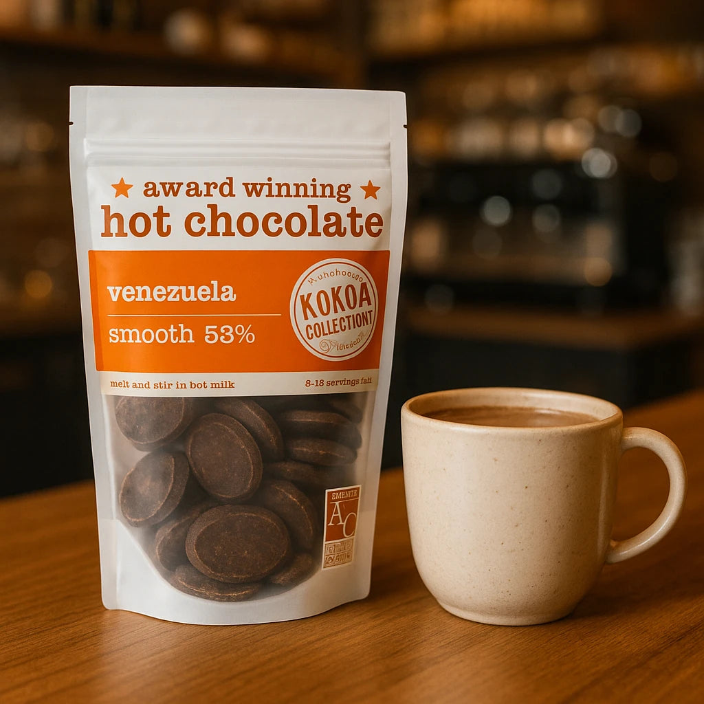 Kokoa Collection Venezuela Smooth 58% Hot Chocolate Tablets