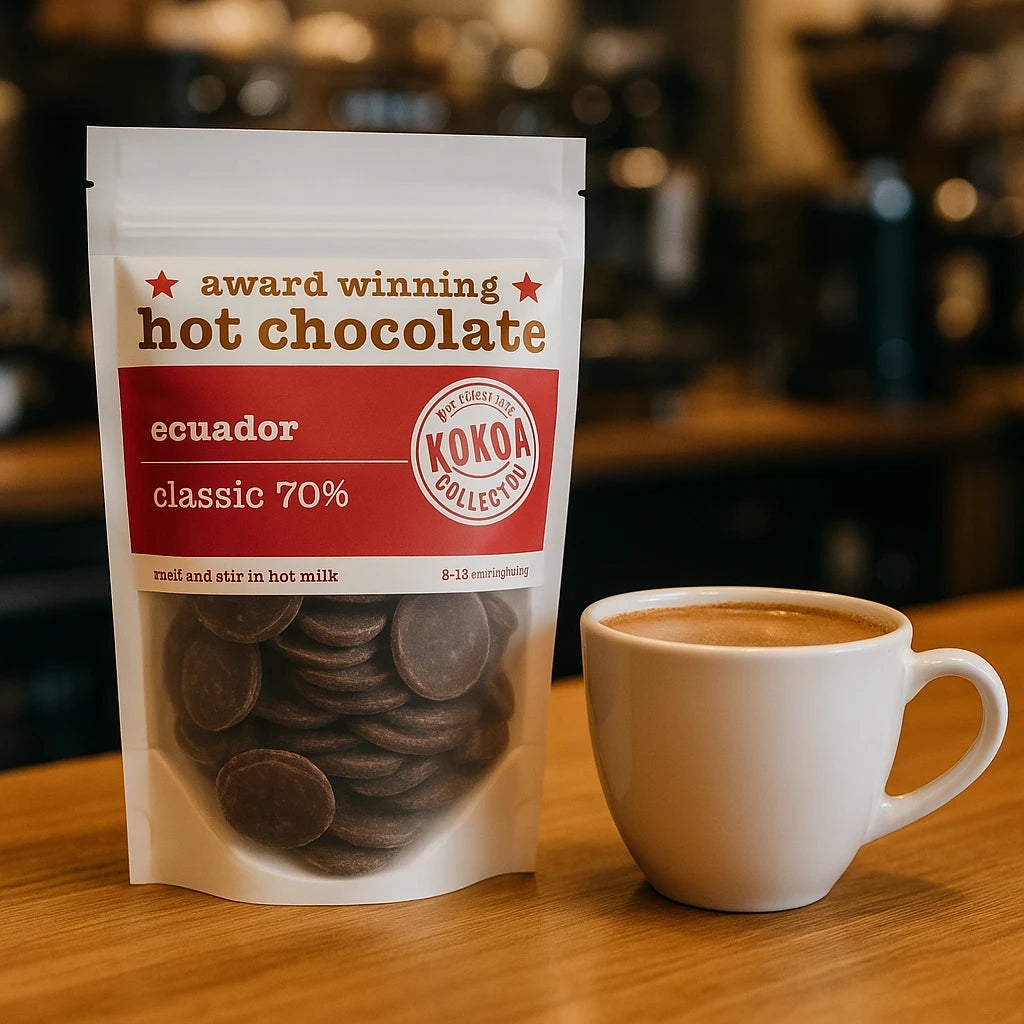 Kokoa Collection Ecuador Classic 70% Hot Chocolate Tablets