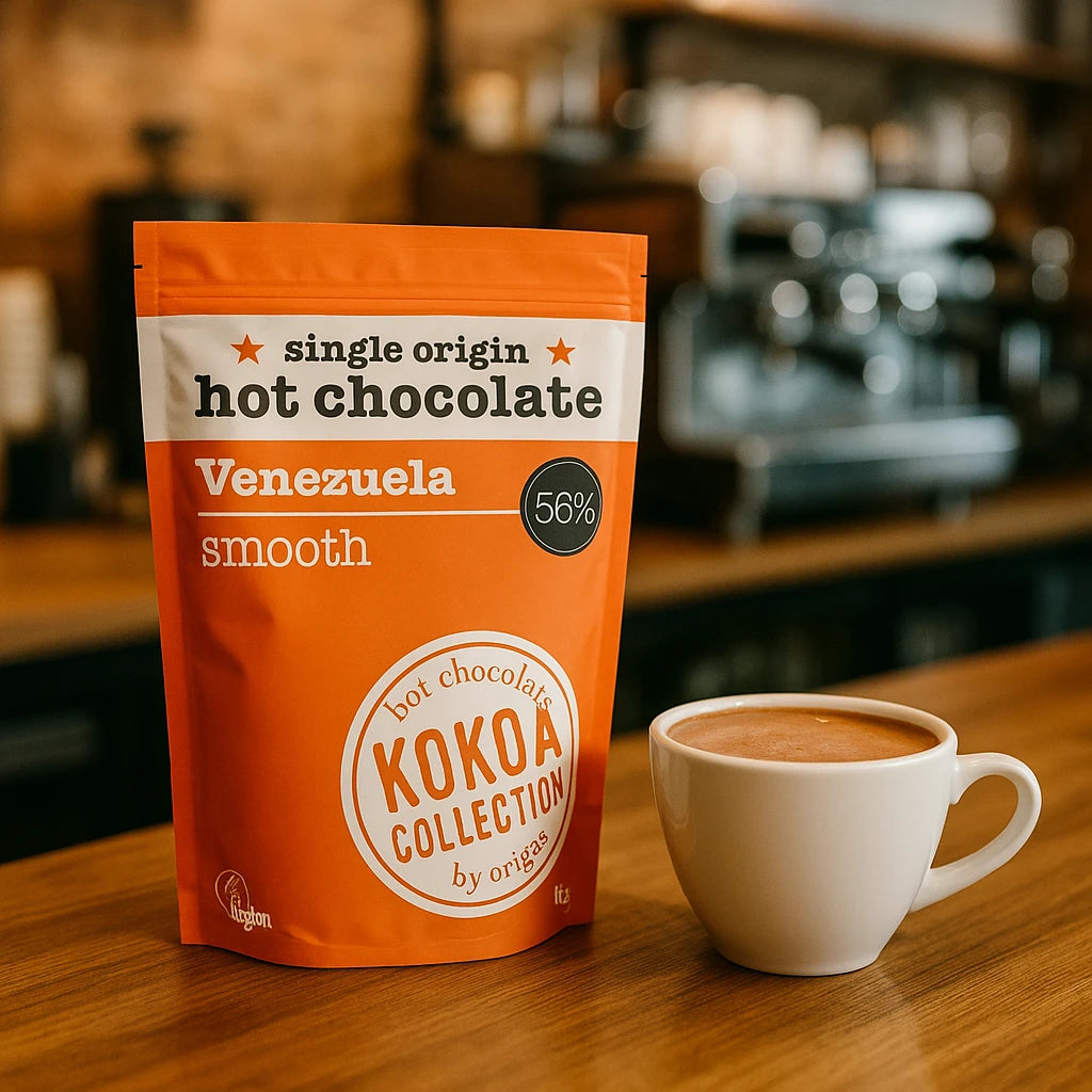 Kokoa Collection Venezuela Smooth 58 Hot Chocolate Tablets Luxury Larder kokoa-collection-venezuela-smooth-58-hot-chocolate-tablets-luxury-larder