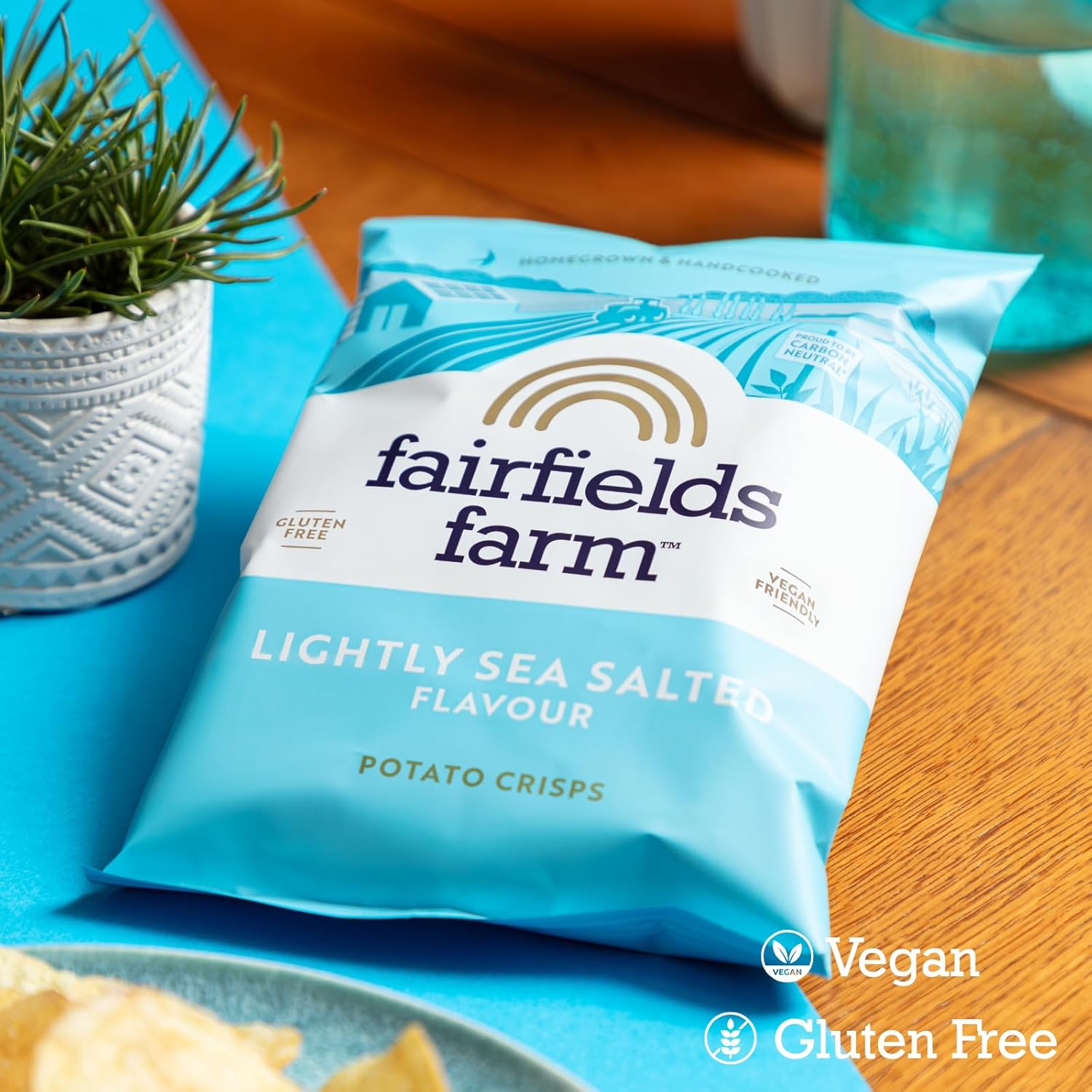 Fairfields Farm Lightly Sea Salted Crisps 150g