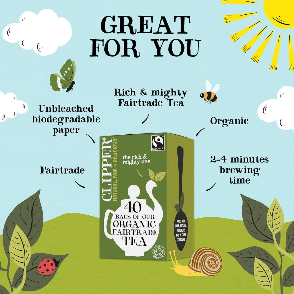 Clipper Fairtrade Organic Everyday Tea 40 bags