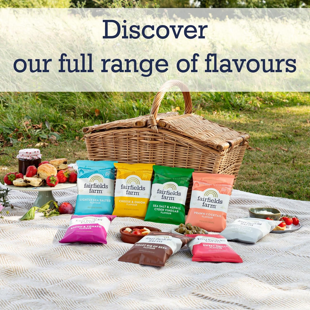 Fairfields Farm Lightly Sea Salted Crisps 150g