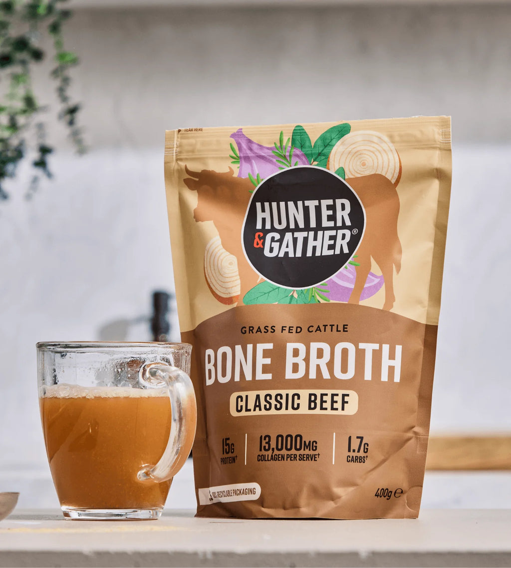 Hunter & Gather Grass Fed Bone Broth 400g