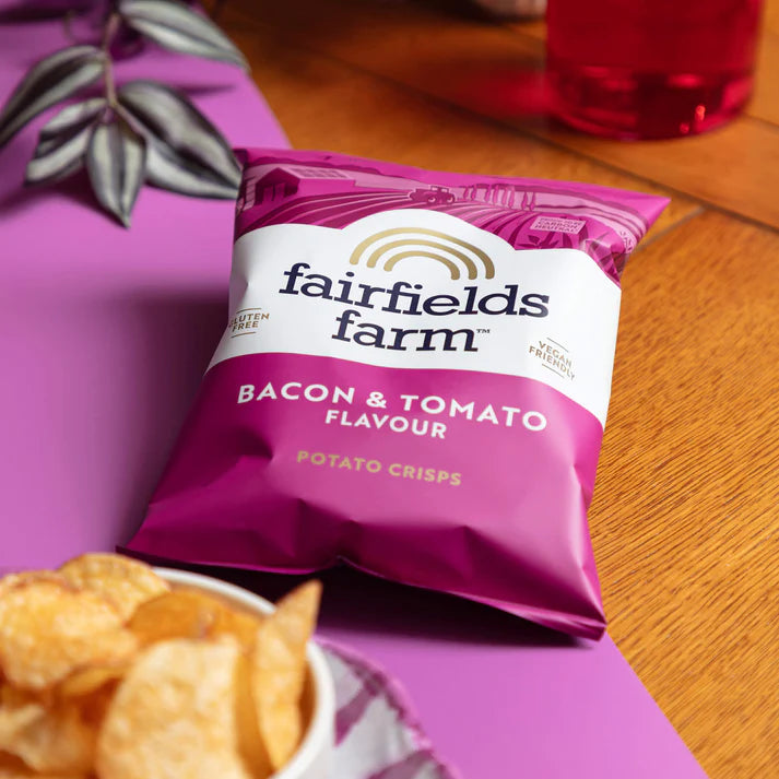 Fairfields Farm Bacon & Tomato Flavour Crisps 150g