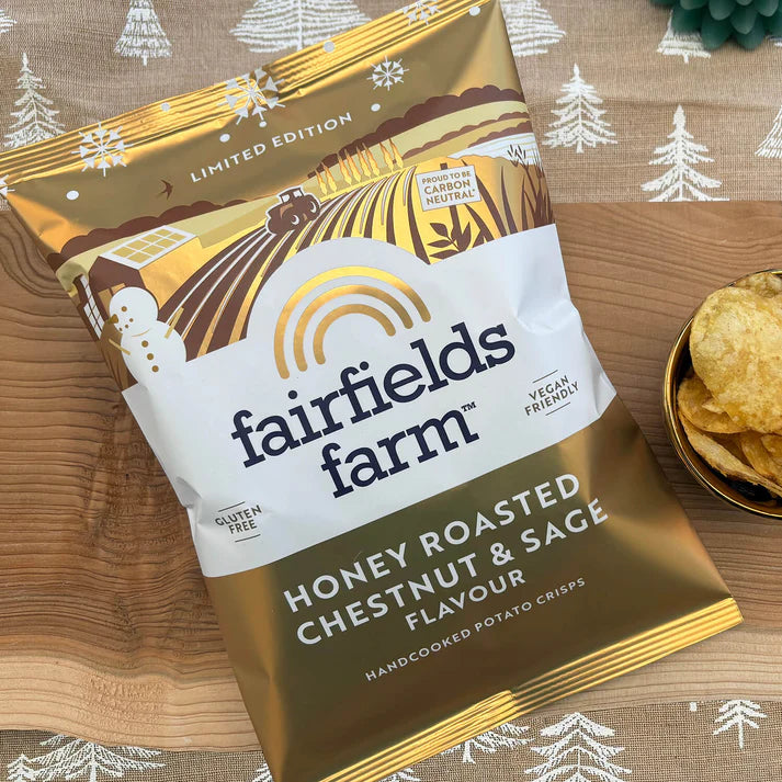Fairfields Farm Honey Roasted Chestnut & Sage Flavour Crisps 150g