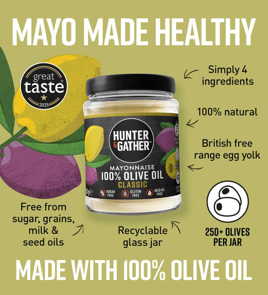 Hunter and Gather Classic Olive Oil Mayonnaise 250g