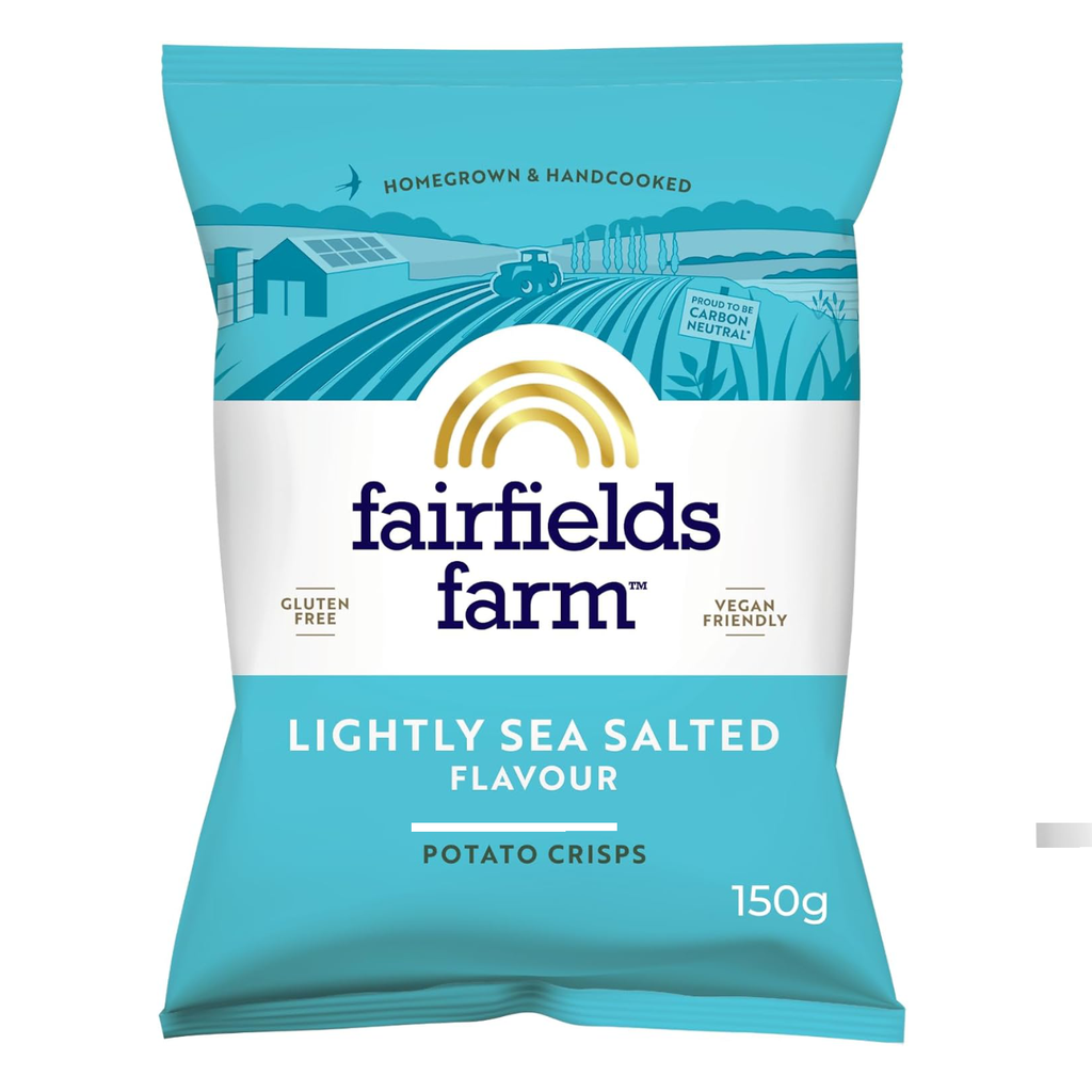 Fairfields Farm Lightly Sea Salted Crisps 150g