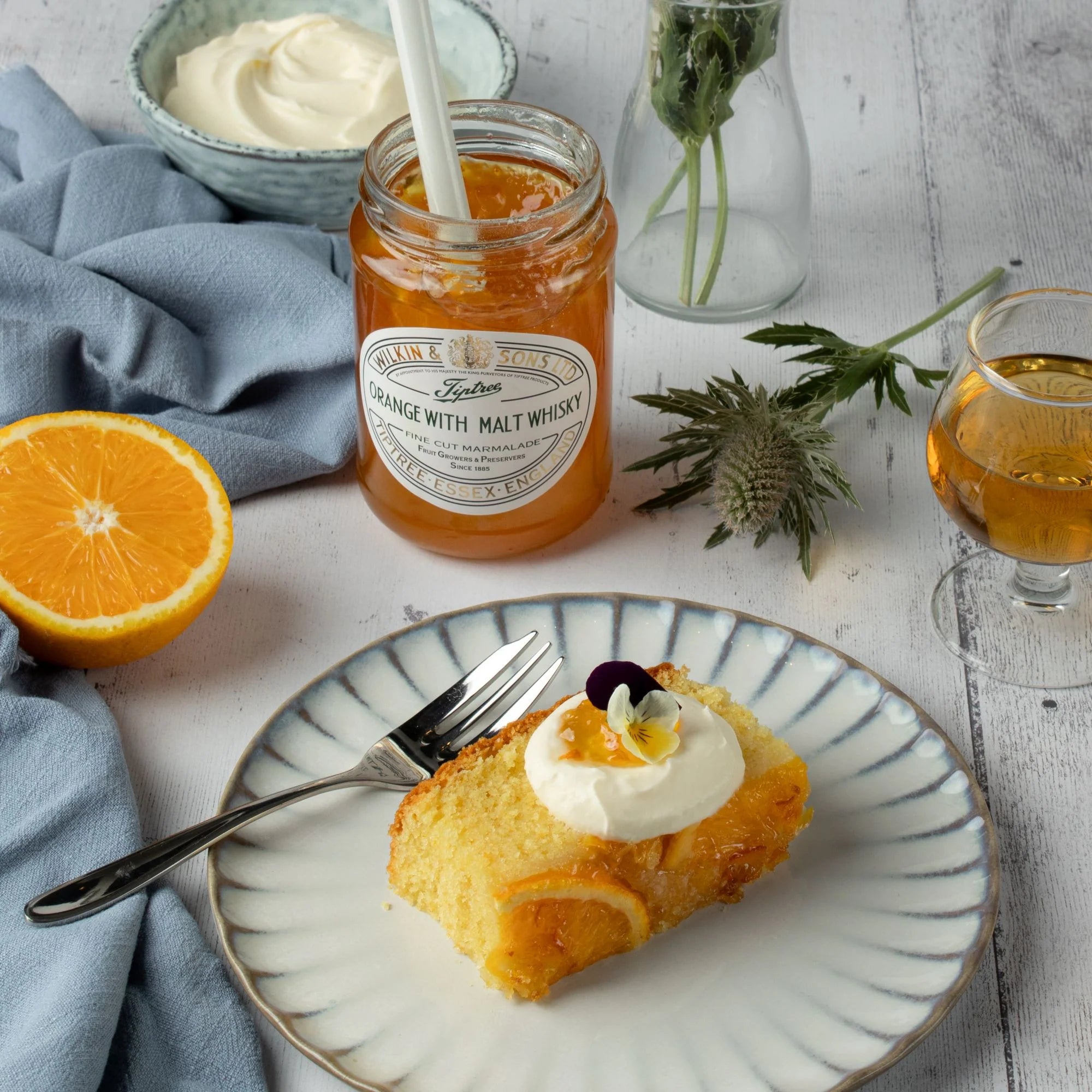 Tiptree Orange With Malt Whisky Marmalade 340g
