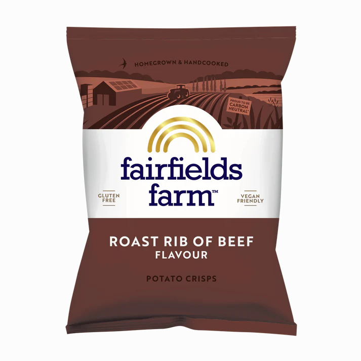 Fairfields Farm Roast Rib of Beef Flavour Crisps 150g