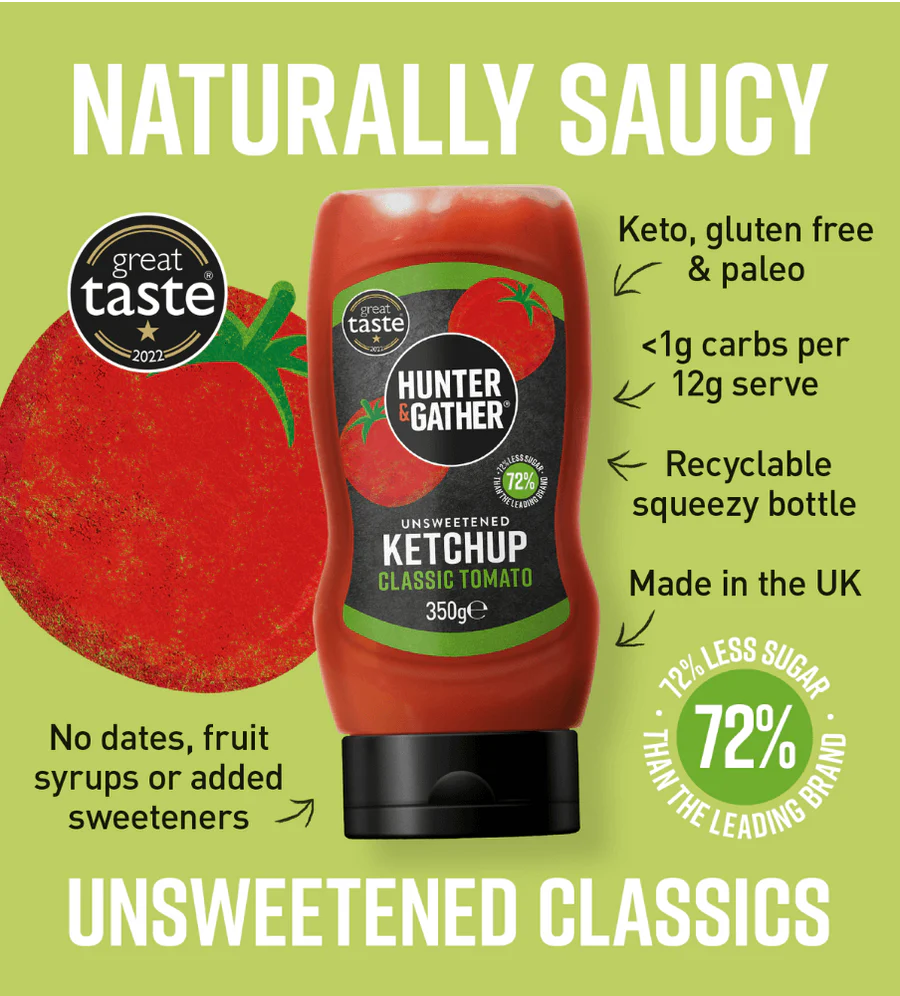 Hunter & Gather Unsweetened Tomato Ketchup