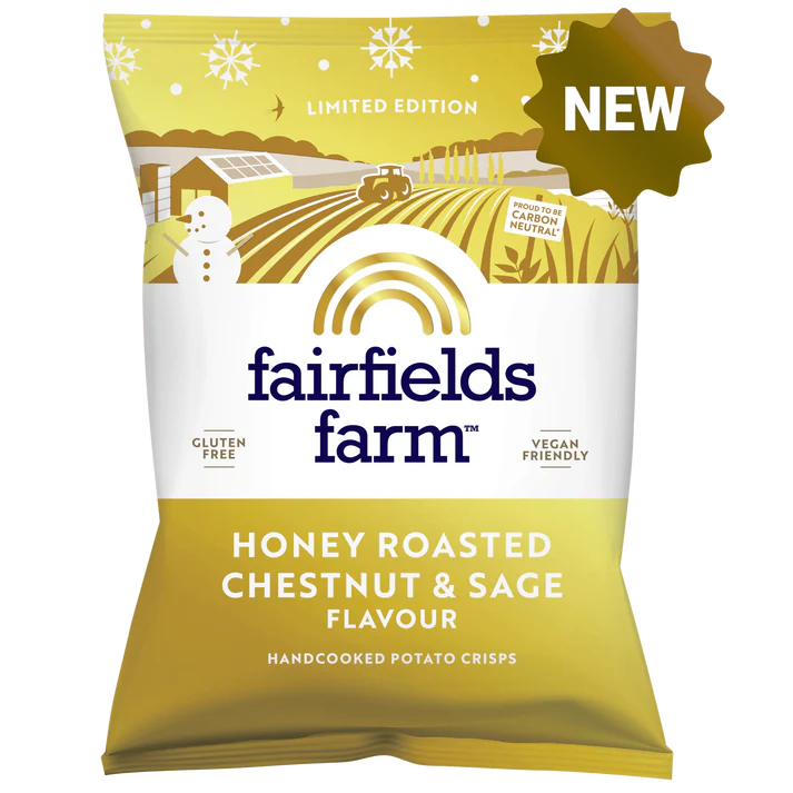 Fairfields Farm Honey Roasted Chestnut & Sage Flavour Crisps 150g