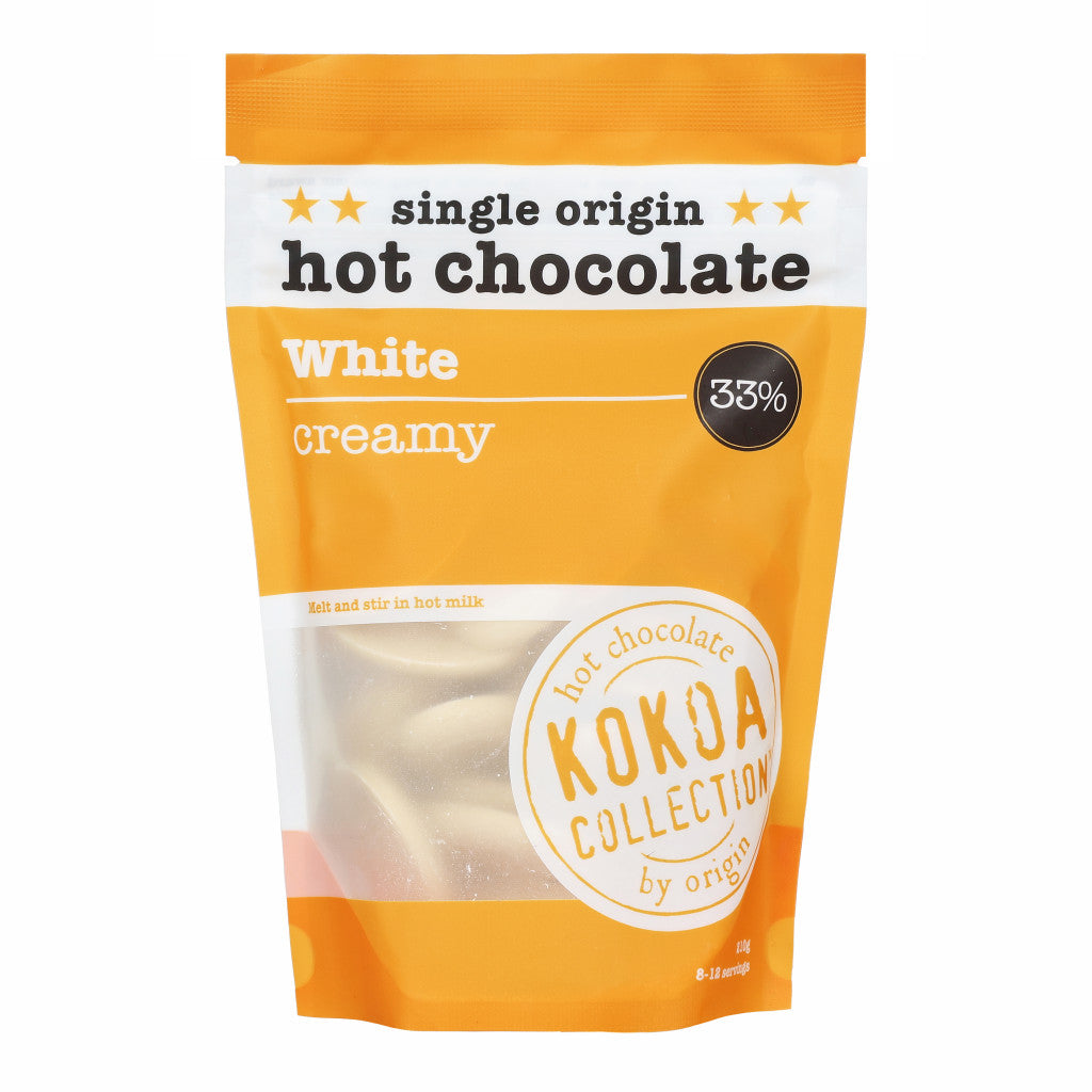 Kokoa Collection White Hot Chocolate 33% Hot Chocolate Tablets