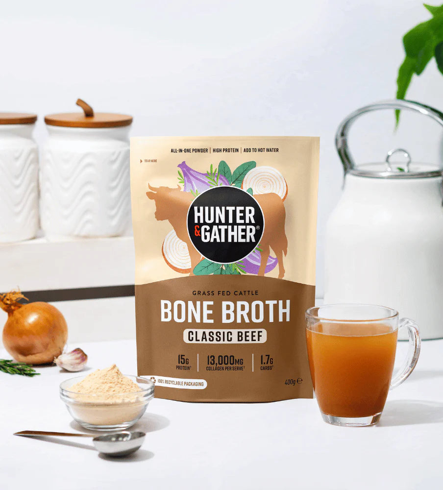 Hunter & Gather Grass Fed Bone Broth 400g
