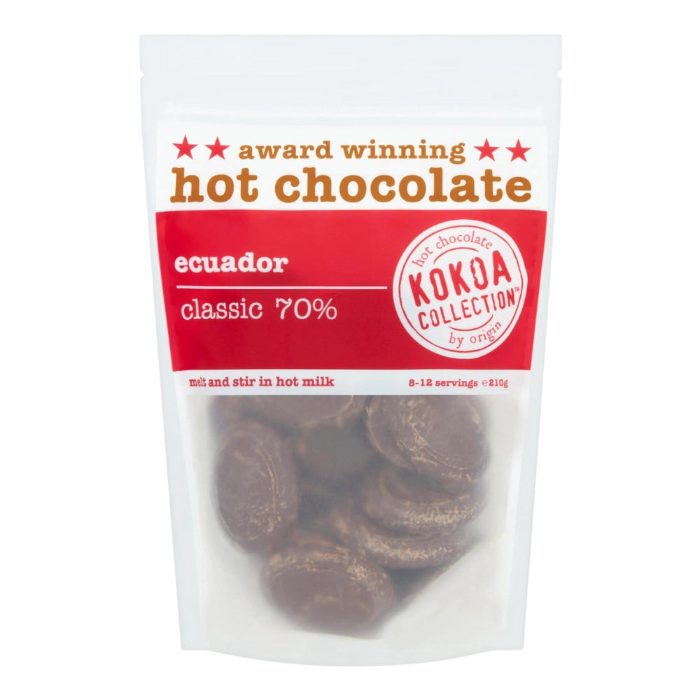 Kokoa Collection Ecuador Classic 70% Hot Chocolate Tablets
